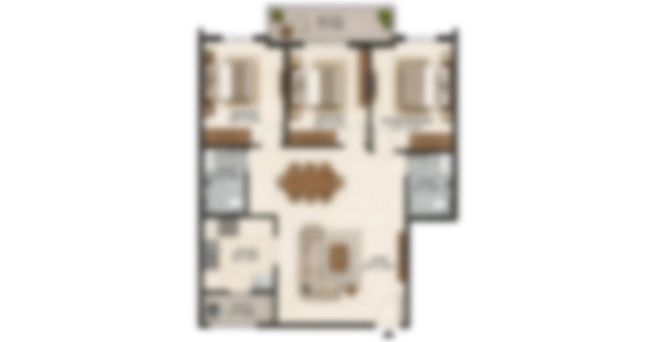 Neelkanth Karanjade 1 BHK Floor Plan
